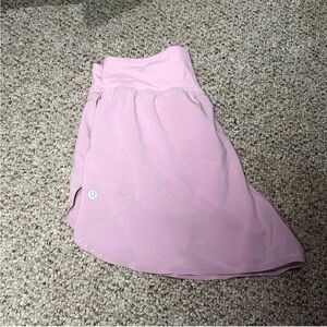 lululemon athletica fast and free shorts - vitapink - size 6
